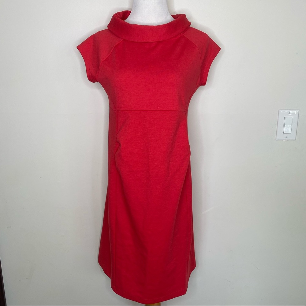 NWT GAP Maternity Dress Cowl Neck Empire Waist M